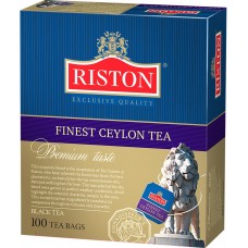 Купить Чай черный RISTON Finest Ceylon Tea Цейлонский, 100пак, Россия, 100 пак в Ленте