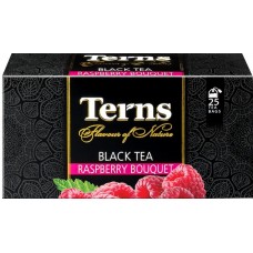 Чай черный TERNS Raspberry Bouquet, саше к/уп, Шри-Ланка, 25 саш