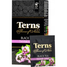 Чай черный TERNS Thyme Spirit с чабрецом к/уп, Шри-Ланка, 25 пак