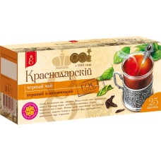 Чай черный ВЕКА Краснодарский с 1901 года Классический терпкий, 25пак, Россия, 25 пак