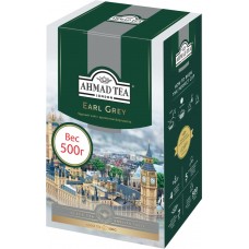 Купить Чай чёрный AHMAD TEA Эрл грей листовой к/уп, Россия, 500 г в Ленте