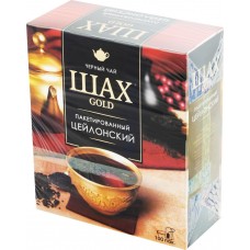 Купить Чай чёрный SHAH байховый к/уп, Россия, 100 пак в Ленте