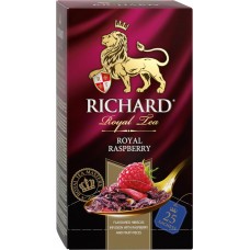 Чай фруктово-травяной RICHARD Royal Raspberry к/уп, Россия, 25 саш