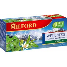 Чай травяной MILFORD Wellness листовой, 40г, Россия, 40 г