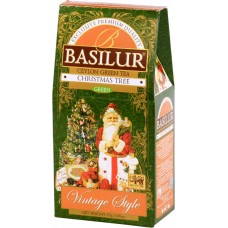 Чай зеленый BASILUR Винтаж Рождественская ель, 85г, Шри-Ланка, 85 г