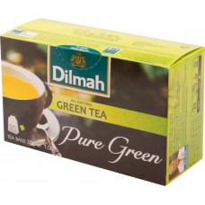 Чай зеленый DILMAH, 20пак, Россия, 20 пак