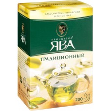 Чай зеленый ПРИНЦЕССА ЯВА Китайский Традиционный листовой, 200г, Россия, 200 г