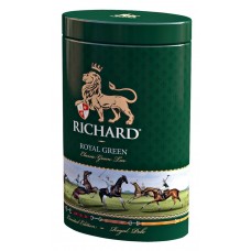 Чай зеленый RICHARD Royal Green зел.круп.лист ж/б, Россия, 80 г
