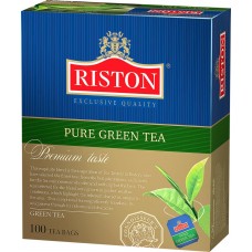 Купить Чай зеленый RISTON байховый, 100х2г, Россия, 100 пак в Ленте