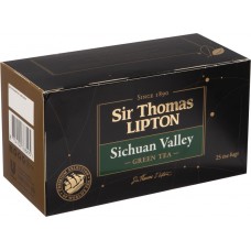 Купить Чай зеленый SIR THOMAS LIPTON Sichuan Valley, 25пак, Россия, 25 пак в Ленте