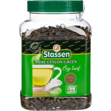 Чай зеленый STASSEN Цейлонский листовой, 230г, Шри-Ланка, 230 г