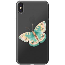 Чехол DEPPA д/iPhone X/XS Бабочка 900165, Россия