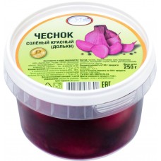 Чеснок ФЭГ красный соленый (дольки), Россия, 250 г