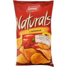 Чипсы картофельные NATURALS с паприкой, 100г, Польша, 100 г