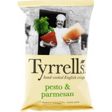 Чипсы картофельные TYRRELLS Песто и пармезан, 150г, Великобритания, 150 г