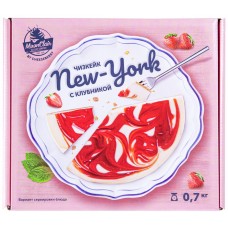 Купить Чизкейк замороженный MOON CLAIR New-York с клубникой, с змж, 700г, Россия, 700 г в Ленте
