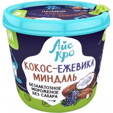 Десерт ICECRO Vegan Кокос-ежевика-миндаль, без змж, 75г, Россия, 75 г