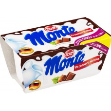 Десерт ZOTT Monte с шоколадом и лесными орехами 2,1%, без змж, 2x100мл, Германия, 200 г