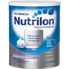 Детское питание молочко NUTRILON Пепти Аллергия с пребиотиками с 0 мес ж/б, Нидерланды, 400 г