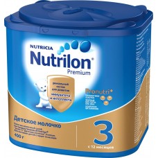 Детское питание молочко NUTRILON Premium 3 с 12 мес картон, Нидерланды, 400 г