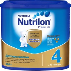 Купить Детское питание молочко NUTRILON Premium 4  с 18 мес картон, Нидерланды, 400 г в Ленте