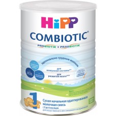 Детское питание смесь HIPP 1 Combiotic сухая молочная с 0 мес ж/б, Германия, 800 г