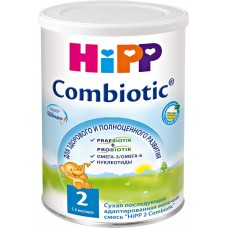 Детское питание смесь HIPP 2 Combiotic сухая молочная с 6 мес ж/б, Германия, 350 г