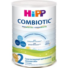 Купить Детское питание смесь HIPP 2 Combiotic сухая молочная с 6 мес ж/б, Германия, 800 г в Ленте
