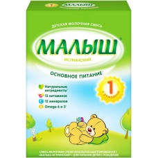 Детское питание смесь МАЛЫШ ИСТРИНСКИЙ 1 с 0 мес картон, Россия, 350 г