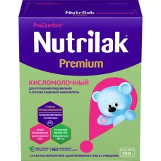 Купить Детское питание смесь NUTRILAK 1 сухая кисломолочная с 0 мес, Россия, 350 г в Ленте