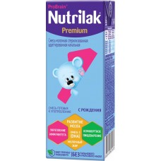 Детское питание смесь NUTRILAK Premium 1 Молоч стерилиз адаптир д/детей с рожд, Россия, 200 г