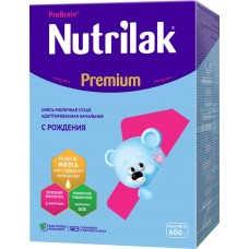 Детское питание смесь NUTRILAK Premium+ 1, Россия, 600 г