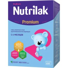 Детское питание смесь NUTRILAK Premium+ 2, Россия, 600 г