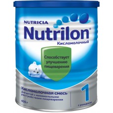 Детское питание смесь NUTRILON 1 Кисломолочный с 0 мес ж/б, Франция, 400 г