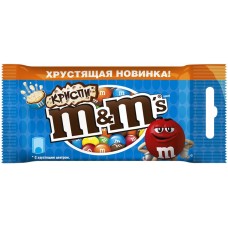Драже M&M'S Криспи хрустящие шарики в молочном шоколаде и разноцветной глазури, 36г, Россия, 36 г