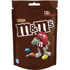 Драже M&M'S молочный шоколад в разноцветной глазури, 130г, Россия, 130 г