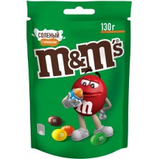 Драже M&M'S с соленым арахисом, 130г, Россия, 130 г
