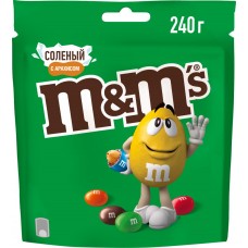 Драже M&M'S с соленым с арахисом, 240г, Россия, 240 г