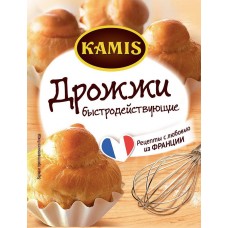 Купить Дрожжи хлебопекарные KAMIS быстродействующие, 7г, Россия, 7 г в Ленте