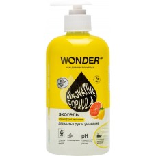 Экогель для мытья рук WONDER LAB с ароматом грейпфрута и лимона, 500мл, Россия, 500 мл
