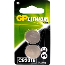 Элемент питания GP CR2016-7CR2 20/280, 2шт, Япония, 2 шт
