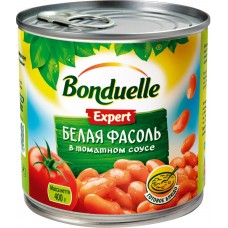 Фасоль белая BONDUELLE Expert, в томатном соусе, 425мл, Россия, 425 мл