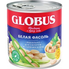 Купить Фасоль белая GLOBUS, 425мл, Россия, 425 мл в Ленте