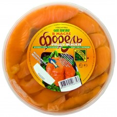 Купить Форель АСТРОНОТУС филе в масле, Россия, 150 г в Ленте