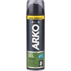 Гель для бритья ARKO Hydrate зеленый, Турция, 200 мл