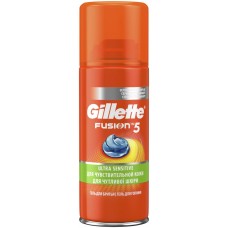 Гель для бритья GILLETTE Fusion5 Ultra Sensitive, для чувствительной кожи, 75мл, Великобритания, 75 мл