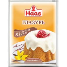 Глазурь HAAS со вкусом ванили, 75г, Россия, 75 г