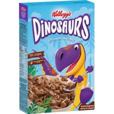 Готовый завтрак KELLOGG'S Dinosaurs Шоколадные лапы и клыки, 220г, Россия, 220 г