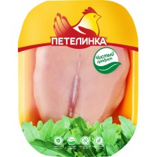 Грудка куриная ПЕТЕЛИНКА без кожи подл охл вес, Россия