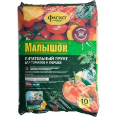 Грунт питательный для томатов и перцев ФАСКО Малышок, 10л, Россия, 10 л